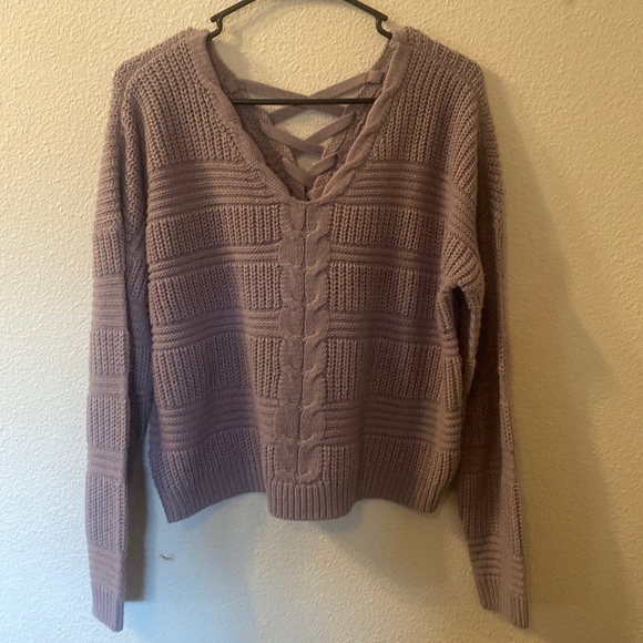 Full Circle Trends tie back sweater size XL - Picture 1 of 4